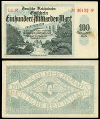 100 mld. marek 15.10.1923, Lit. R, Müller/Geiger
