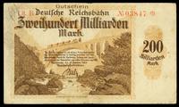 200 mld. marek 15.10.1923, Lit. B, Müller/Geiger