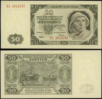 50 złotych 01.07.1948, seria EL, minimalne wgnie