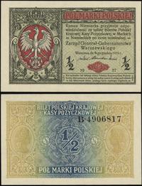 1/2 marki polskiej 9.12.1916, "...Generał...", b