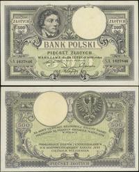 500 złotych 28.02.1919, seria S.A., Miłczak 54a