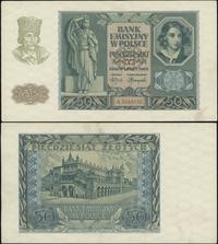 50 złotych 1.03.1940, seria A, Miłczak 96