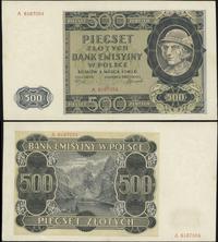 500 złotych 1.03.1940, seria A, Miłczak 98a
