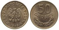 50 groszy 1949, Kremnica, bardzo ładny egzemplar