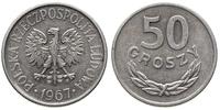 50 groszy 1967, Warszawa, dość ładnie zachowany 