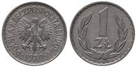 1 złoty 1970, Warszawa, aluminium, piękne z duży