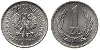 1 złoty 1970, Warszawa, wyśmienicie zachowane, P