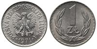 1 złoty 1971, Warszawa, wyśmienicie zachowane, P