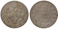 3/4 rubla = 5 złotych 1839, Warszawa, lekka paty