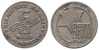 5 marek 1943, Łódź, aluminium 1.61 g, pięknie za