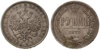 rubel 1877, Petersburg, litery N-I, moneta wyczy