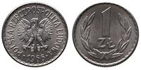 1 złoty 1966, Warszawa, aluminium, piękne, rzads