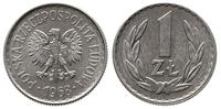 1 złoty 1968, Warszawa, aluminium, bardzo ładne 