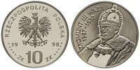 10 złotych 1998, Warszawa, Zygmunt III Waza - po