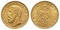 20 marek 1894 / G, Karlsrure, złoto 7.94 g
