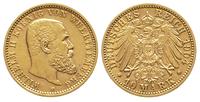 10 marek 1904 / F, Stuttgart, złoto 3.96 g