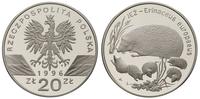 20 złotych 1996, Jeż, minimalne mikroryski