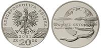 20 złotych 2003, Węgorz Europejski, minimalne mi
