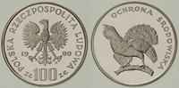100 złotych 1980, Warszawa, Ochrona Środowiska -