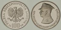 100 złotych 1981, Warszawa, Generał Władysław Si