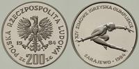 200 złotych 1984, Warszawa, XIV Zimowe Igrzyska 