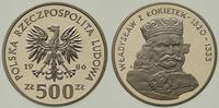 500 złotych 1986, Warszawa, Władysław I Łokietek