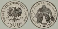 500 złotych 1987, Warszawa, XV Zimowe Igrzyska O