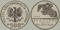 500 złotych 1987, Warszawa, Igrzyska XXIV Olimpi