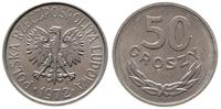 50 groszy 1972, Warszawa, aluminium, piękne, rza