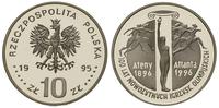 10 złotych 1995, Warszawa, Ateny - Atlanta, mone