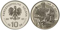 10 złotych 2001, Warszawa, Jan III Sobieski - pó