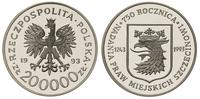 200.000 złotych 1993, Warszawa, 750 Rocznica Nad