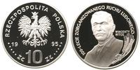 10 złotych 1995, Warszawa, Wincenty Witos, srebr