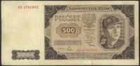 500 złotych 1.07.1948, seria AS, Miłczak 140b