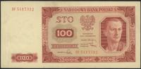 100 złotych 1.07.1948, seria DF, ładne, Miłczak 