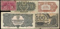 lot 50 groszy, 1, 2, 20, 500 złotych 1944, 50 gr