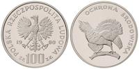 100 złotych 1980, Ochrona Środowiska - Głuszec, 