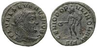 denar lub 1/4 follisa 305-306, Siscia, Rw: Nagi 