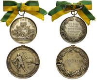 zestaw 2 medali strzeleckich, pierwszy egzemplar