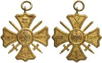 Krzyż Zasługi "Treu dem Regiment", mosiądz 39 x 