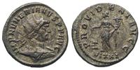 antoninian, Ticinum, Aw: Popiersie cesarza w pra