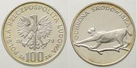100 złotych 1979, Ochrona środowiska - ryś, oryg