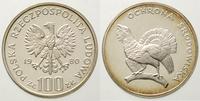 100 złotych 1980, Ochrona środowiska - głuszec, 
