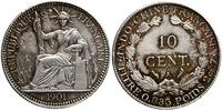 10 centów 1901, pięknie zachowne, brak w katalog