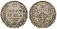 1 rubel 1854, Petersburg, Bitkin 234
