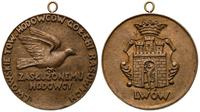 medal za hodowlę gołębi rasowych, Lwów, Aw: Gołą