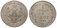 3/4 rubla=5 złotych 1839, Warszawa