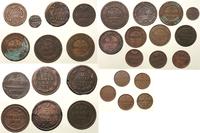 zestaw monet miedzianych, zestaw zawierający mon