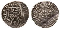 półtorak 1614, Kraków, moneta wygięta, ciemna pa