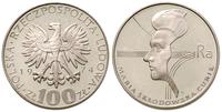 100 złotych 1974, Maria Skłodowska-Curie, srebro